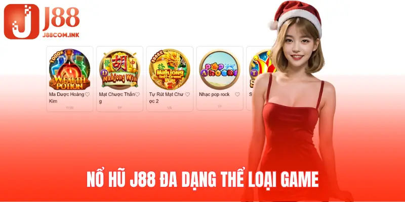 Review nổ hũ J88 với đa dạng thể loại trò chơi